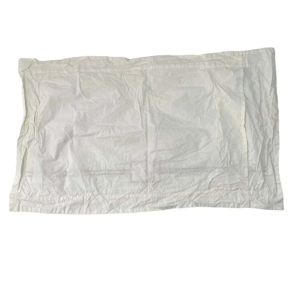 Williams Sonoma Ivory Hotel Bedding King Sham 36x20